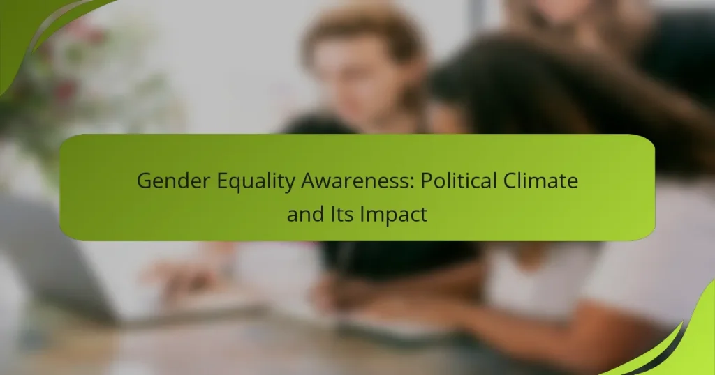 Gender Equality Awareness: Political Climate and Its Impact